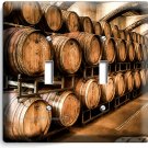 OLD RUSTIC VINAGE WINERY CELLAR WOOD WINE BARREL 2 GANG LIGHT SWITCH PLATE DECOR OLD RUSTIC VINAGE WINERY CELLAR WOOD WINE BARREL 2 GANG LIGHT SWITCH PLATE DECOR
