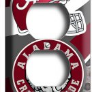 ALABAMA CRIMSON TIDE FOOTBALL TEAM OUTLET WALL PLATE MAN CAVE ROOM GARAGE DECOR ALABAMA CRIMSON TIDE FOOTBALL TEAM OUTLET WALL PLATE MAN CAVE ROOM GARAGE DECOR
