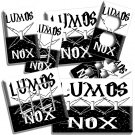 HARRY POTTER LUMOS NOX MAGIC WORDS DARK LIGHT SWITCH OUTLET WALL PLATE ART DECOR