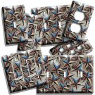 RUSTIC COUNTRY FARM BARN LONE STAR PATTERN LIGHT SWITCH OUTLET PLATES ROOM DECOR RUSTIC COUNTRY FARM BARN LONE STAR PATTERN LIGHT SWITCH OUTLET PLATES ROOM DECOR