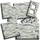 BIRCH TREE BARK WOOD TEXTURE LIGHT SWITCH WALL OUTLET PLATES MODERN ROOM DECOR
