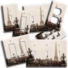RETRO ALEXANDRE III BRIDGE EIFFEL TOWER PARIS LIGHT SWITCH OUTLET PLATE ROOM ART RETRO ALEXANDRE III BRIDGE EIFFEL TOWER PARIS LIGHT SWITCH OUTLET PLATE ROOM ART