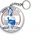 ARNOLD SCHWARZENEGGER COME WITH ME IF YOU WANT TO LIFT BODYBUILDER KEYCHAIN GIFT ARNOLD SCHWARZENEGGER COME WITH ME IF YOU WANT TO LIFT BODYBUILDER KEYCHAIN GIFT