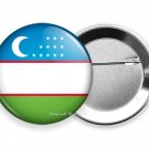 UZBEKISTAN FLAG O'ZBEKISTON YANGILIK EMBLEM PIN PINBACK BUTTON BADGE GIFT IDEA UZBEKISTAN FLAG O'ZBEKISTON YANGILIK EMBLEM PIN PINBACK BUTTON BADGE GIFT IDEA