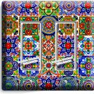 MEXICAN TALAVERA TILES DESIGN 2 GFCI LIGHT SWITCH PLATES KITCHEN ROOM HOME DECOR MEXICAN TALAVERA TILES DESIGN 2 GFCI LIGHT SWITCH PLATES KITCHEN ROOM HOME DECOR