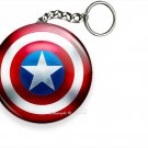 CAPTAIN AMERICA SHIELD THE FIRST AVENGER SUPER HERO KEYCHAIN KEY RING GIFT IDEA