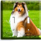 GORGEOUS ROUGH COLLIE DOG 2GANG LIGHT SWITCH WALL PLATE GROOMING PET SALON DECOR GORGEOUS ROUGH COLLIE DOG 2GANG LIGHT SWITCH WALL PLATE GROOMING PET SALON DECOR
