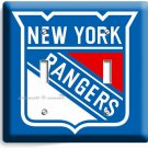 NYR NEW YORK RANGERS NFL HOCKEY NY TEAM DOUBLE LIGHT SWITCH WALL PLATE ART COVER