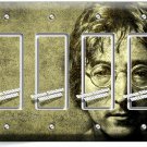 JOHN LENNON THE BEATLES 4 GFCI LIGHT SWITCH WALL PLATES MUSIC STUDIO ROOM DECOR JOHN LENNON THE BEATLES 4 GFCI LIGHT SWITCH WALL PLATES MUSIC STUDIO ROOM DECOR