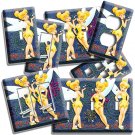 CUTE TINKER BELL FAIRY LIGHT SWITCH OUTLET WALL PLATE COVER GIRLS ROOM ART DECOR
