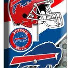 BUFFALO BILLS FOOTBALL TEAM LIGHT SWITCH 1 GANG WALL PLATES ROOM MAN CAVE DECOR