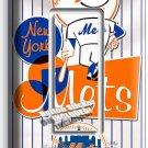 RETRO MR MET NEW YORK METS BASEBALL TEAM 1 GFI LIGHT SWITCH PLATE ROOM ART DECOR