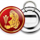 VIRGO ZODIAC HOROSCOPE LUCKY ASTROLOGY SIGN NEW BEER SODA BOTTLE OPENER KEYCHAIN VIRGO ZODIAC HOROSCOPE LUCKY ASTROLOGY SIGN NEW BEER SODA BOTTLE OPENER KEYCHAIN