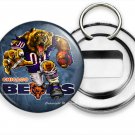 ANGRY RUNNING CHICAGO BEARS FOOTBALL TEAM BEER BOTTLE OPENER KEYCHAIN KEY FOB ANGRY RUNNING CHICAGO BEARS FOOTBALL TEAM BEER BOTTLE OPENER KEYCHAIN KEY FOB