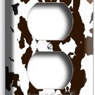 COW HIDE SKIN PRINT OUTLET WALL PLATE COUNTRY COWBOY STYLE ROOM KITCHEN HD DECOR COW HIDE SKIN PRINT OUTLET WALL PLATE COUNTRY COWBOY STYLE ROOM KITCHEN HD DECOR