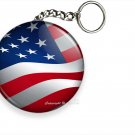 USA UNITED STATES WAVING AMERICAN FLAG PATRIOTIC NEW KEYCHAIN KEYFOB CHAIN RING USA UNITED STATES WAVING AMERICAN FLAG PATRIOTIC NEW KEYCHAIN KEYFOB CHAIN RING