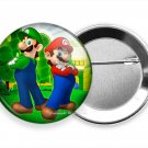 SUPER MARIO AND LUIDGI BROTHERS NEW PIN PINBACK BUTTON VIDEO GAME FAN GIFT IDEA