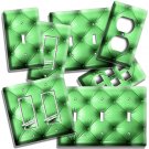 GREEN UPHOLSTERY LEATHER LOOK LIGHT SWITCH OUTLET WALL PLATE COVER ROOM HD DECOR GREEN UPHOLSTERY LEATHER LOOK LIGHT SWITCH OUTLET WALL PLATE COVER ROOM HD DECOR