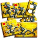 RUSTIC COLORFUL CHINESE DRAGON RED SUN LIGHT SWITCH OUTLET WALL PLATE ROOM DECOR RUSTIC COLORFUL CHINESE DRAGON RED SUN LIGHT SWITCH OUTLET WALL PLATE ROOM DECOR