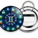 GEMINI ZODIAC HOROSCOPE LUCKY ASTROLOGY SIGN HD BEER BOTTLE OPENER KEYCHAIN GIFT GEMINI ZODIAC HOROSCOPE LUCKY ASTROLOGY SIGN HD BEER BOTTLE OPENER KEYCHAIN GIFT