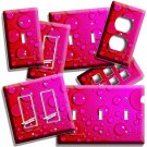 RED PINK WATER DROPLETS DROPS TEXTURE LIGHT SWITCH WALL OUTLET PLATES ROOM DECOR RED PINK WATER DROPLETS DROPS TEXTURE LIGHT SWITCH WALL OUTLET PLATES ROOM DECOR