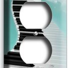 GRAND PIANO KEYS STAIRS TO SKY CLOUDS OUTLET PLATES JAZZ MUSIC STUDIO ROOM DECOR GRAND PIANO KEYS STAIRS TO SKY CLOUDS OUTLET PLATES JAZZ MUSIC STUDIO ROOM DECOR