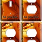 LION KING SIMBA 1 LIGHT SWITCH 3 OUTLET LOT WALL PLATES NURSERY BABY ROOM DECOR