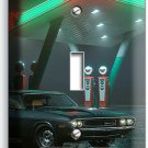 RETRO 50'S GAS STATION SPORTS CAR NEON 1 GANG LIGHT SWITCH WALL PLATE GARAGE ART RETRO 50'S GAS STATION SPORTS CAR NEON 1 GANG LIGHT SWITCH WALL PLATE GARAGE ART