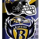BALTIMORE RAVENS FOOTBALL TEAM LIGHT DIMMER CABLE WALL PLATE MAN CAVE ROOM DECOR
