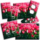 RED TULIPS FLOWERS GARDEN LIGHT SWITCH OUTLET WALL PLATES FLORAL ROOM HOME DECOR RED TULIPS FLOWERS GARDEN LIGHT SWITCH OUTLET WALL PLATES FLORAL ROOM HOME DECOR