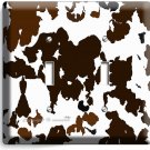 COW HIDE SKIN PRINT 2 GANG LIGHT SWITCH WALL PLATE COUNTRY STYLE ROOM HOME DECOR COW HIDE SKIN PRINT 2 GANG LIGHT SWITCH WALL PLATE COUNTRY STYLE ROOM HOME DECOR