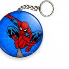 AMAZING SPIDERMAN SHOOTING WEB SUPERHERO COMICS KEYCHAIN KEY FOB CHAIN RING GIFT