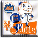 RETRO MR MET NEW YORK METS BASEBALL TEAM 2 GANG LIGHT SWITCH PLATE ROOM HD DECOR RETRO MR MET NEW YORK METS BASEBALL TEAM 2 GANG LIGHT SWITCH PLATE ROOM HD DECOR