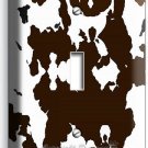 COW HIDE SKIN PRINT 1 GANG LIGHT SWITCH WALL PLATE COUNTRY STYLE ROOM HOME DECOR COW HIDE SKIN PRINT 1 GANG LIGHT SWITCH WALL PLATE COUNTRY STYLE ROOM HOME DECOR