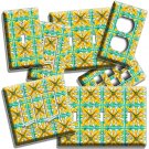 NOUVEAU MAJOLICA TILES LOOK LIGHT SWITCH OUTLET PLATE KITCHEN BATHROOM ART DECOR NOUVEAU MAJOLICA TILES LOOK LIGHT SWITCH OUTLET PLATE KITCHEN BATHROOM ART DECOR