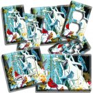 CARDINAL BLUE JAY BIRDS CONTRY WINTER LIGHT SWITCH OUTLET WALL PLATES ROOM DECOR