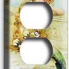 CUTE MERMAID TAKING SEA SALT BATH OUTLET WALL PLATES BATHROOM JACUZZI ROOM DECOR CUTE MERMAID TAKING SEA SALT BATH OUTLET WALL PLATES BATHROOM JACUZZI ROOM DECOR