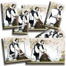 BANKSY MAID BRICK WALL GRAFFITI LIGHT SWITCH OUTLET PLATES DORM ROOM HOME DECOR