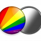 GAY AND LESBIAN PRIDE FLAG RAINBOW COLORS PURSE MAKEUP HANDHELD MIRROR GIFT IDEA GAY AND LESBIAN PRIDE FLAG RAINBOW COLORS PURSE MAKEUP HANDHELD MIRROR GIFT IDEA