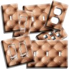BROWN UPHOLSTERY LEATHER LOOK LIGHT SWITCH OUTLET WALL PLATE COVER ROOM HD DECOR BROWN UPHOLSTERY LEATHER LOOK LIGHT SWITCH OUTLET WALL PLATE COVER ROOM HD DECOR