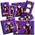 HARLEY QUINN VILLAIN COMICS BAD GIRL LIGHT SWITCH OUTLET WALL PLATES ROOM DECOR