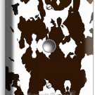 COW HIDE SKIN PRINT LIGHT DIMMER CABLE WALL PLATES COUNTRY STYLE ROOM HOME DECOR