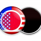 USA JAPAN FLAG JAPANESE AMERICAN FUSION FRIDGE REFRIGERATOR NOTE HOLDER MAGNET USA JAPAN FLAG JAPANESE AMERICAN FUSION FRIDGE REFRIGERATOR NOTE HOLDER MAGNET
