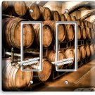 OLD RUSTIC VINAGE WINERY CELLAR WOOD WINE BARREL 2 GFCI LIGHT SWITCH PLATE DECOR OLD RUSTIC VINAGE WINERY CELLAR WOOD WINE BARREL 2 GFCI LIGHT SWITCH PLATE DECOR