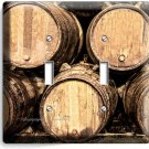 RUSTIC VINAGE WINERY CELLAR WOOD WINE BARREL 2 GANG LIGHT SWITCH PLATE ART DECOR RUSTIC VINAGE WINERY CELLAR WOOD WINE BARREL 2 GANG LIGHT SWITCH PLATE ART DECOR