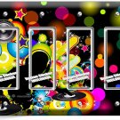 NIGHT CLUB RAP HIP HOP DANCE DJ 4 GFCI LIGHT SWITCH PLATE MUSIC STUDIO ART DECOR NIGHT CLUB RAP HIP HOP DANCE DJ 4 GFCI LIGHT SWITCH PLATE MUSIC STUDIO ART DECOR