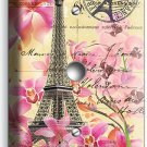 RETRO EIFFEL TOWER FLOWERS PARIS LOVE POST CARD DIMMER CABLE PLATE HD ROOM DECOR RETRO EIFFEL TOWER FLOWERS PARIS LOVE POST CARD DIMMER CABLE PLATE HD ROOM DECOR