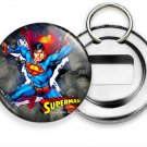 CLASSIC SUPERMAN SUPERHERO GOTHAM CITY COMICS BEER SODA BOTTLE OPENER KEY RING CLASSIC SUPERMAN SUPERHERO GOTHAM CITY COMICS BEER SODA BOTTLE OPENER KEY RING
