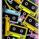 VINTAGE AUDIO CASSETTE TAPE PATTERN PHONE TELEPHONE COVER PLATE MUSIC ROOM DECOR VINTAGE AUDIO CASSETTE TAPE PATTERN PHONE TELEPHONE COVER PLATE MUSIC ROOM DECOR