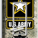 US ARMY STAR DIGITAL PIXEL CAMO 1 GFCI LIGHT SWITCH PLATE ROOM ART VETERAN DECOR